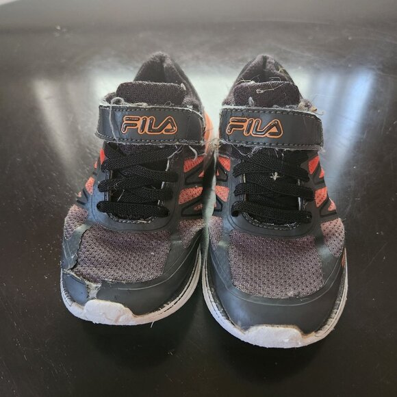 FILA Blue Orange Sneakers Toddler‎ Size 11 - Picture 1 of 2